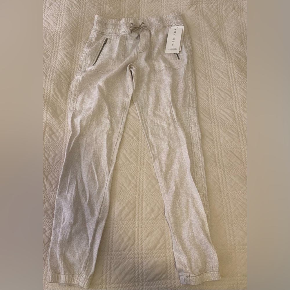 Athleta Cabo Linen Joggers